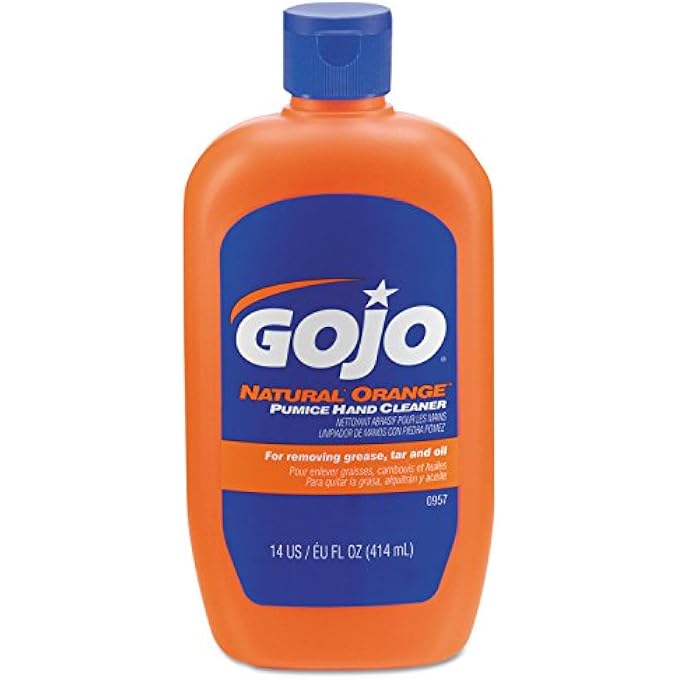 Gojo (1) - NATURAL ORANGE PUMICE HAND CLEANER - 410ML SQUEEZE BOTTLE - Image 1